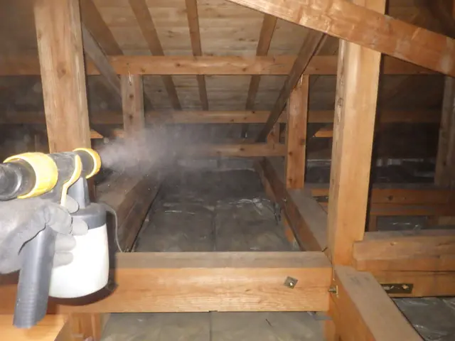 二次被害対策施工中