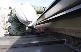 シャットアウト工事の様子